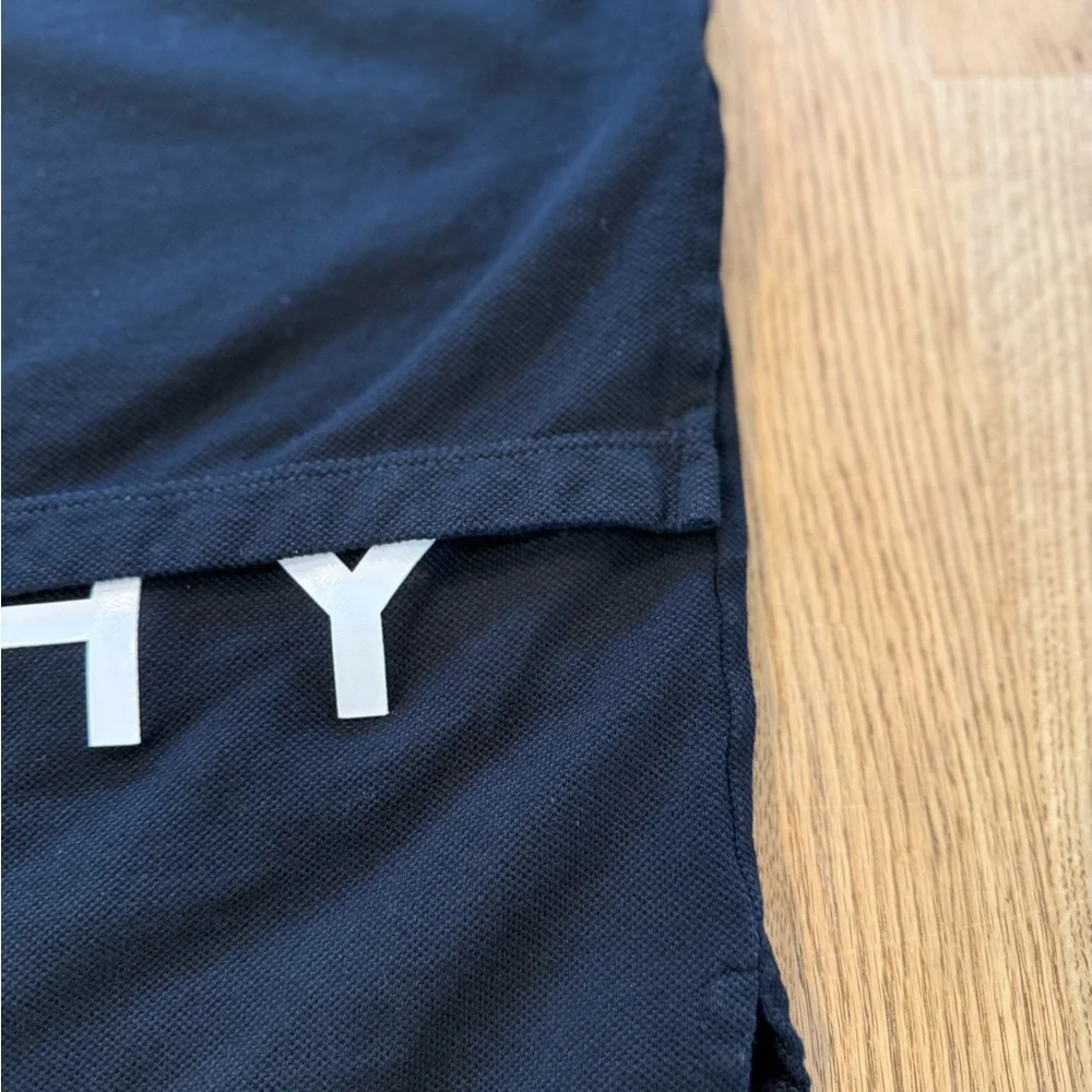 Authentic Givenchy Black Polo Shirt with White Accents - Picture 10 of 12